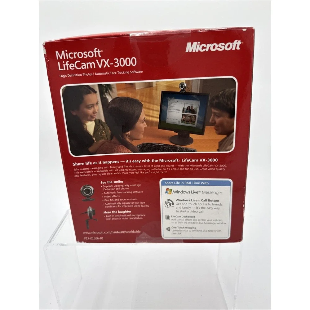 Microsoft Lifecam VX-3000 Camera‎ 640 X 480 Pixel Resolution Video Web Camera